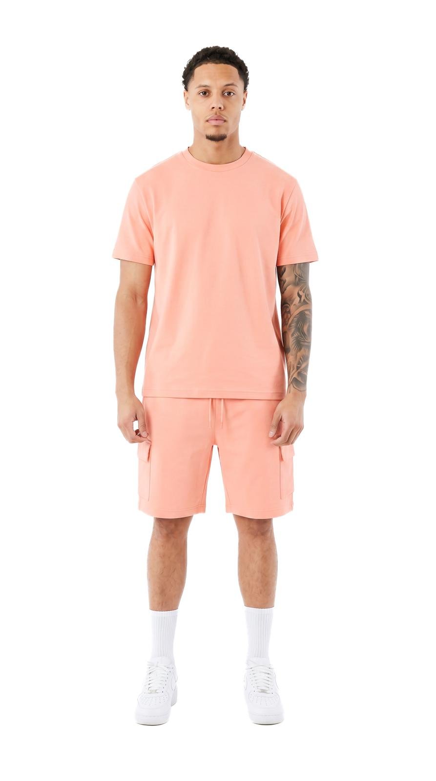 Ensemble Débardeur & Short Homme — Saumon