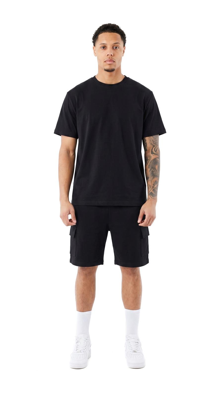 Ensemble Débardeur & Short Homme — Noir