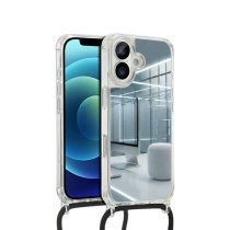 Coque CoverMe Miroir — iPhone 14 Plus (Cordon Noir)