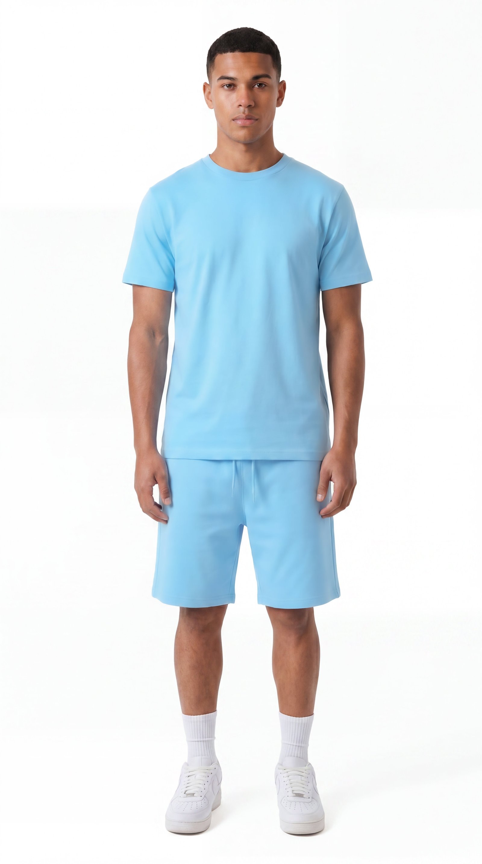 Ensemble Short & T-Shirt Homme — Bleu