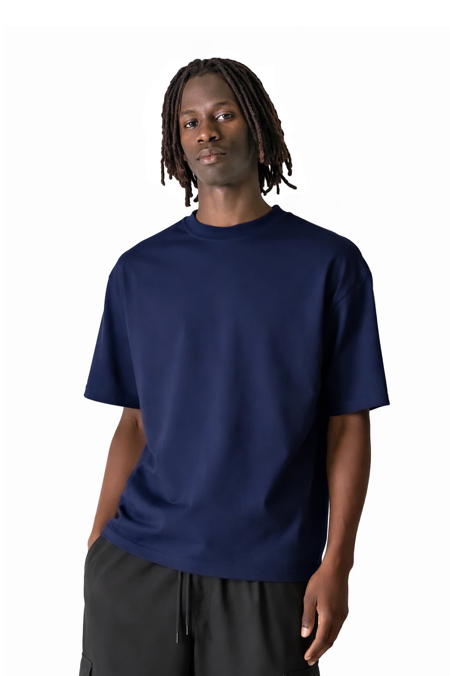 T-Shirt Oversize Épais 300g — Navy