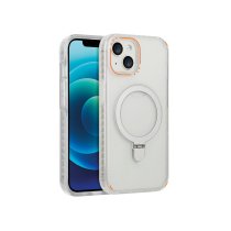 Coque Metal Ring MagSafe — iPhone 15 Pro (Clear)