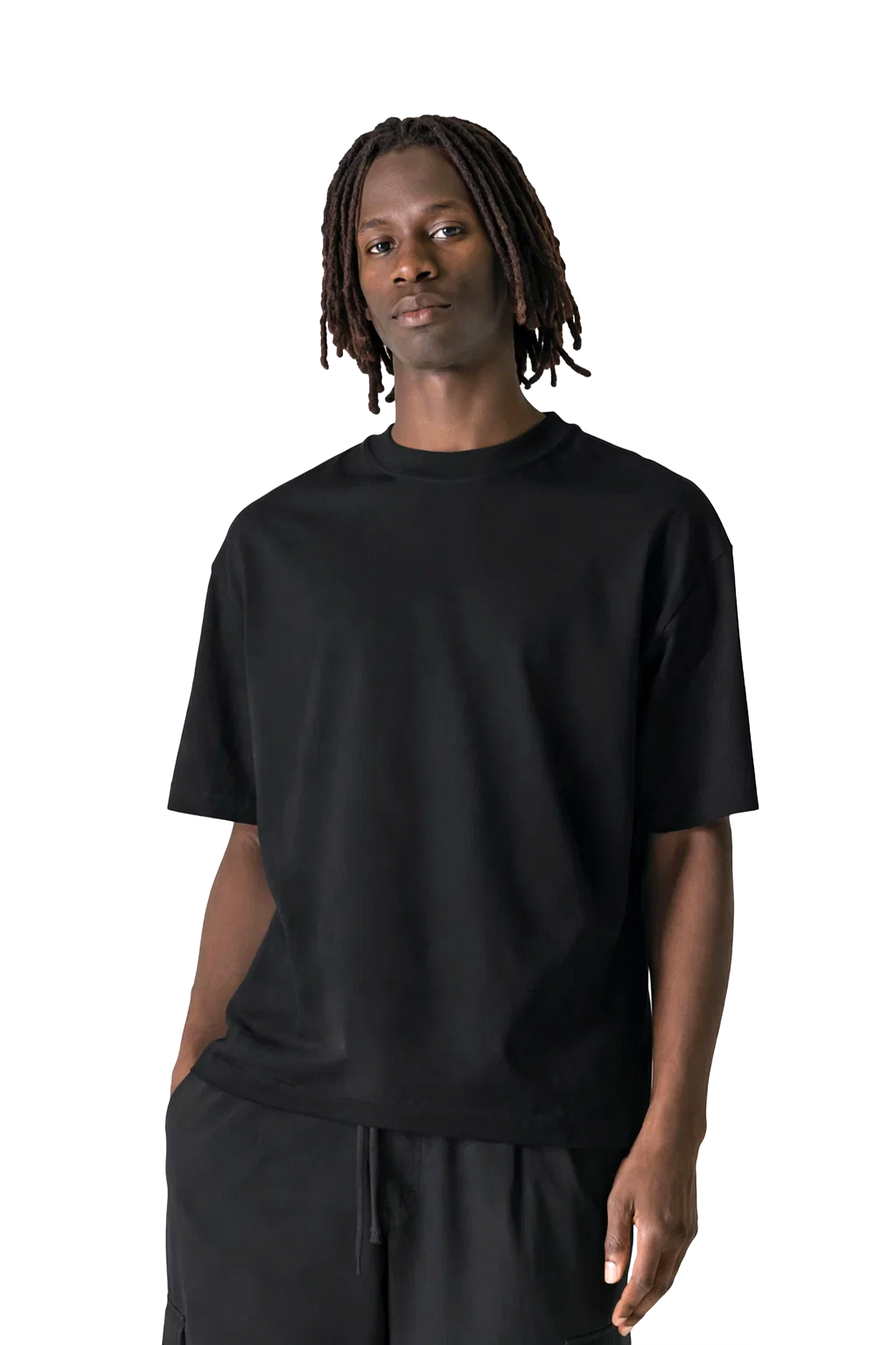 T-Shirt Oversize Épais 300g — Noir
