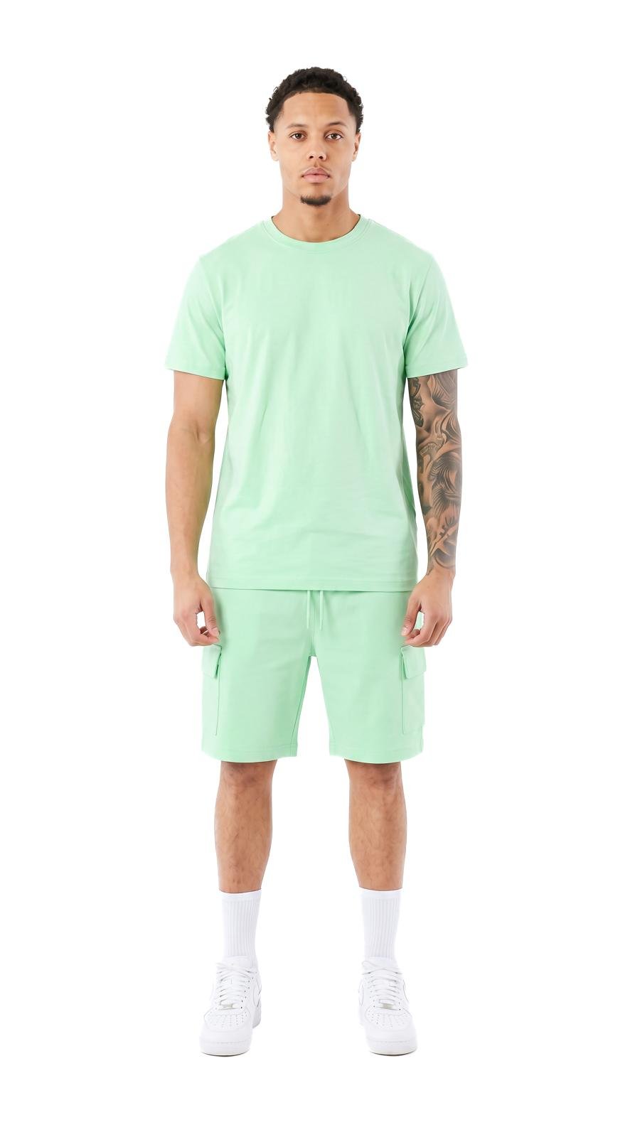 Ensemble Débardeur & Short Homme — Pistache