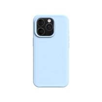 Coque Rhinoshield SolidX MagSafe — iPhone 15 (Bleu Glacier)