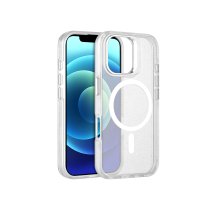 Coque CoverMe Gravity MagSafe — iPhone 15 (Blanc)
